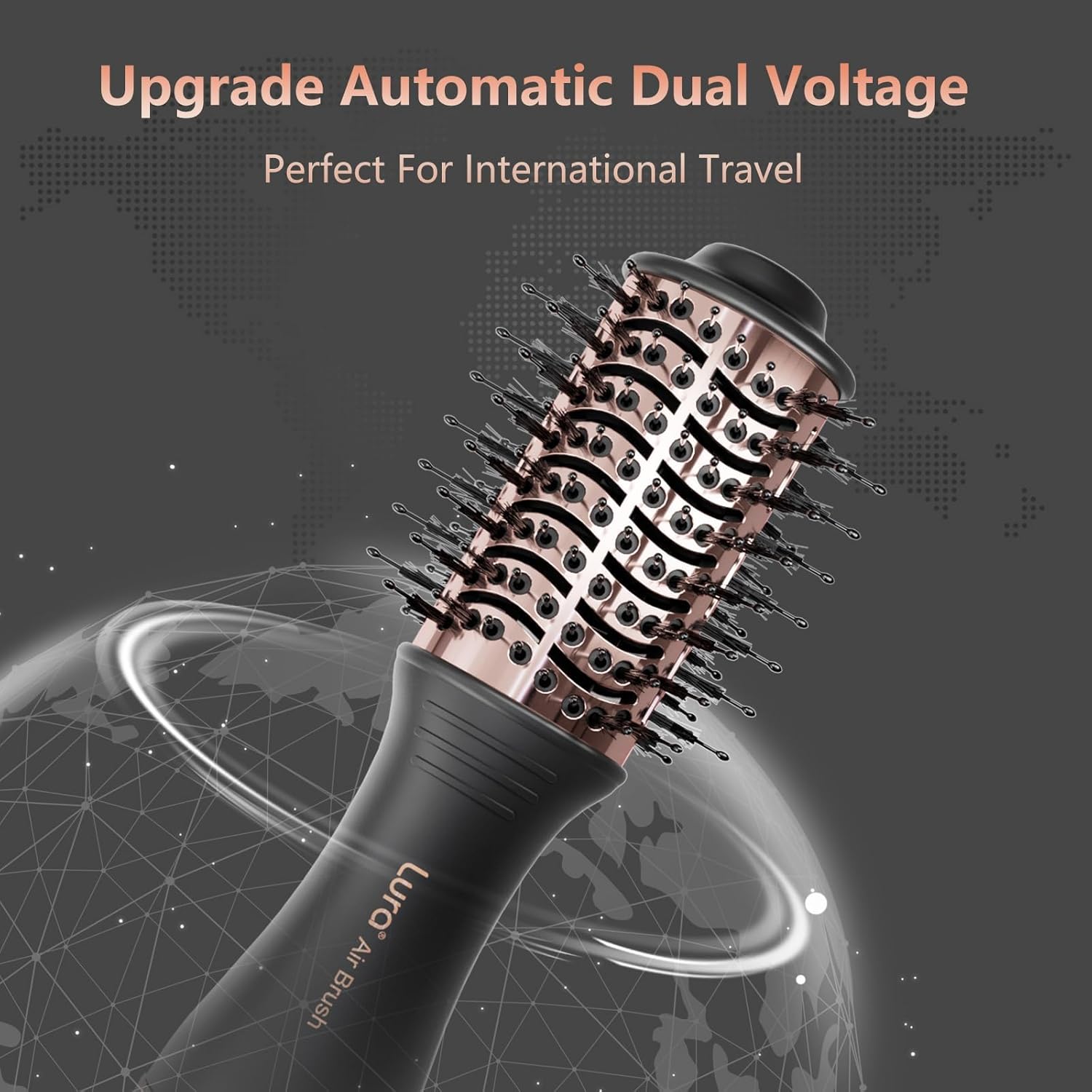 Travel Hair Dryer and Dual Voltage Hair Dryer Brush for Easy Styling on the Go - Image 7