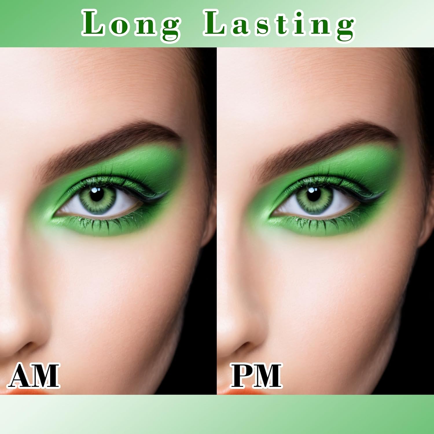 MEICOLY Forest Green Matte Eyeshadow Single Pan with Mirror - Full Size - Image 6