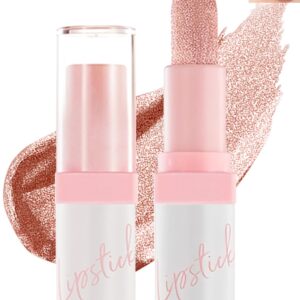 Diamond Glitter Matte Lipstick,Long Lasting Waterproof Shine Lip Gloss,Nude Pink Metallic Sparkling High Pigment Lip stain Tint,Full-Coverage Lipgloss Lip Makeup,Mother's Day Gift for Women Girl-09