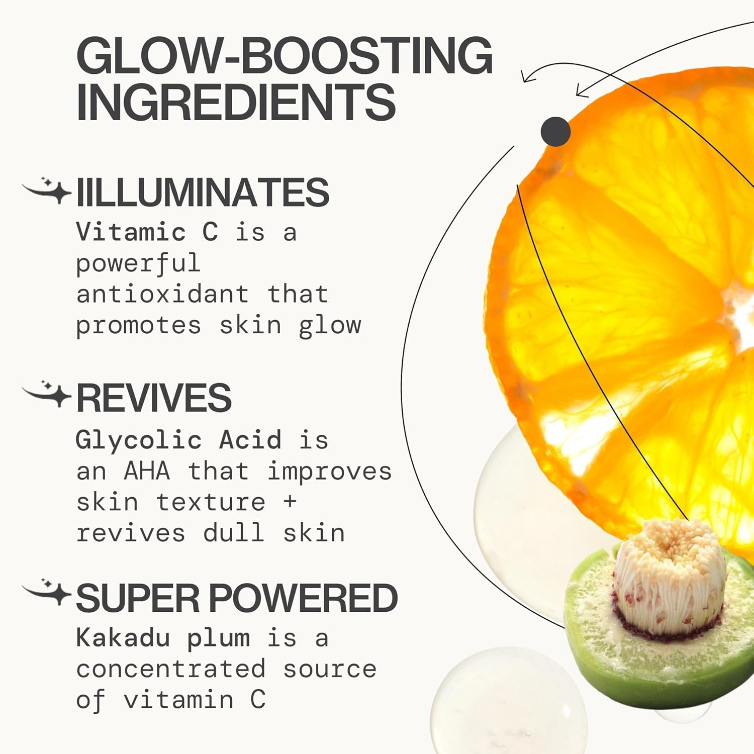 Pacifica Glow Baby Booster Vitamin C Face Serum 1 oz with Glycolic Acid Fragrance-Free Vegan - Image 6