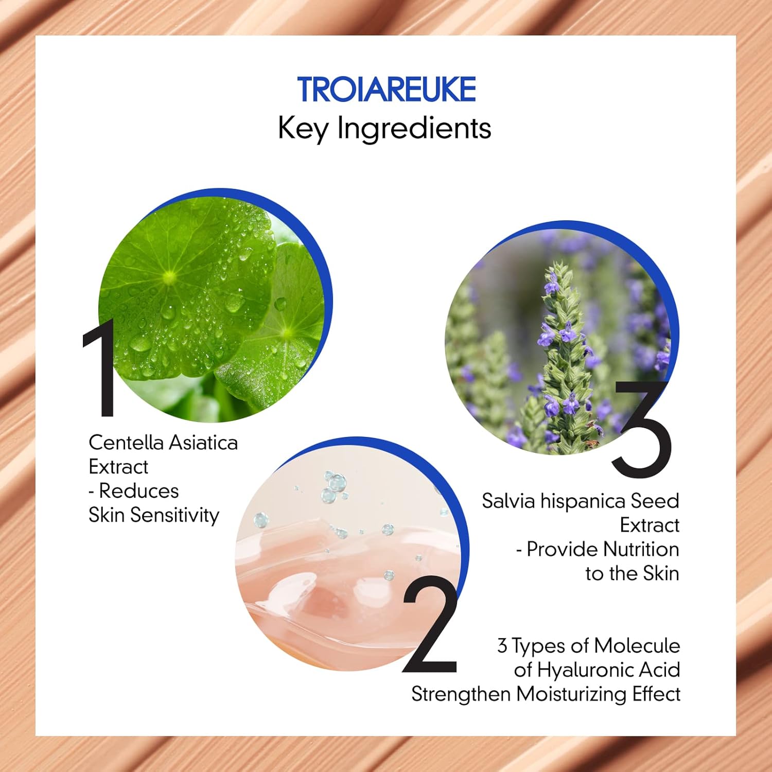TROIAREUKE H+ Formula Aesthetic BB Cream SPF50+ PA+++ for Oily Skin 30ml - Image 6