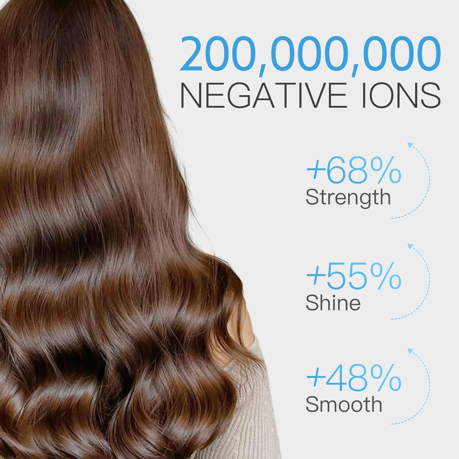 Super Mini High-Speed Ionic Hair Dryer, 200 Million Negative Ions, 110,000RPM, Lightweight Travel Design - Image 5