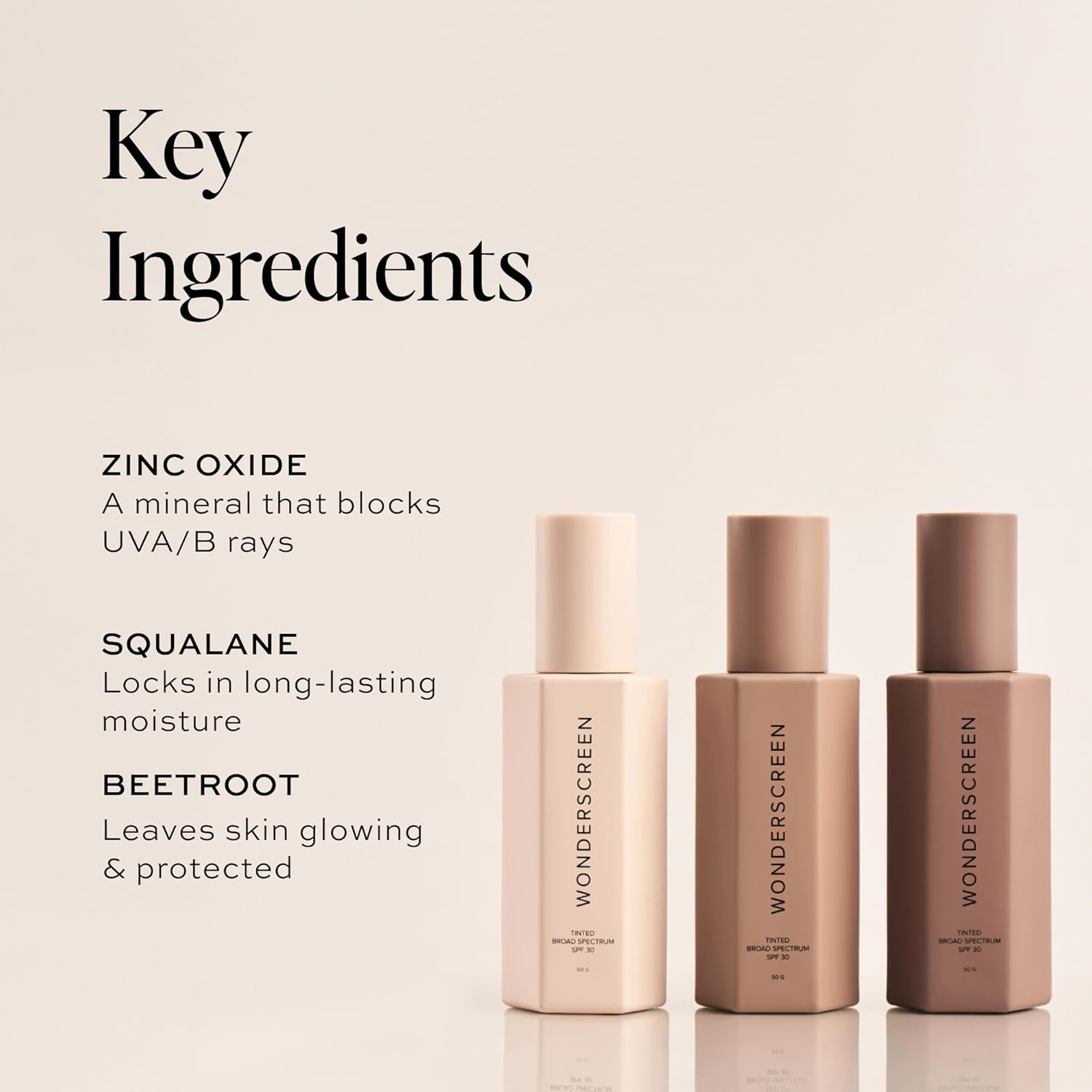 DIME Beauty Tinted Glow Wonderscreen SPF 30 Mineral Face Sunscreen 50g Shade 03 - Image 4