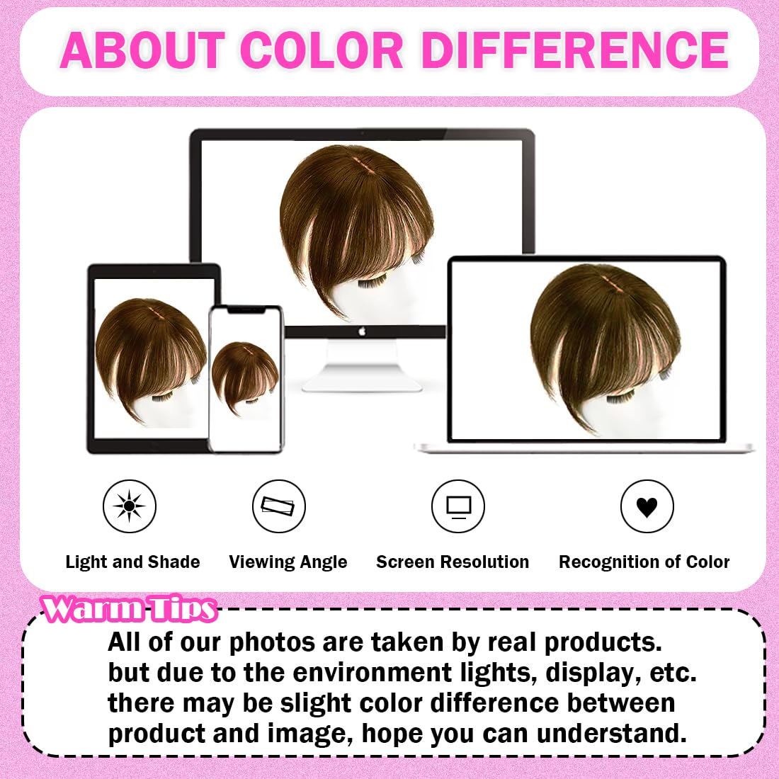 Light Brown 12 Inch Real Human Hair Topper with 360° Coverage and Clip-in Bangs - Image 6