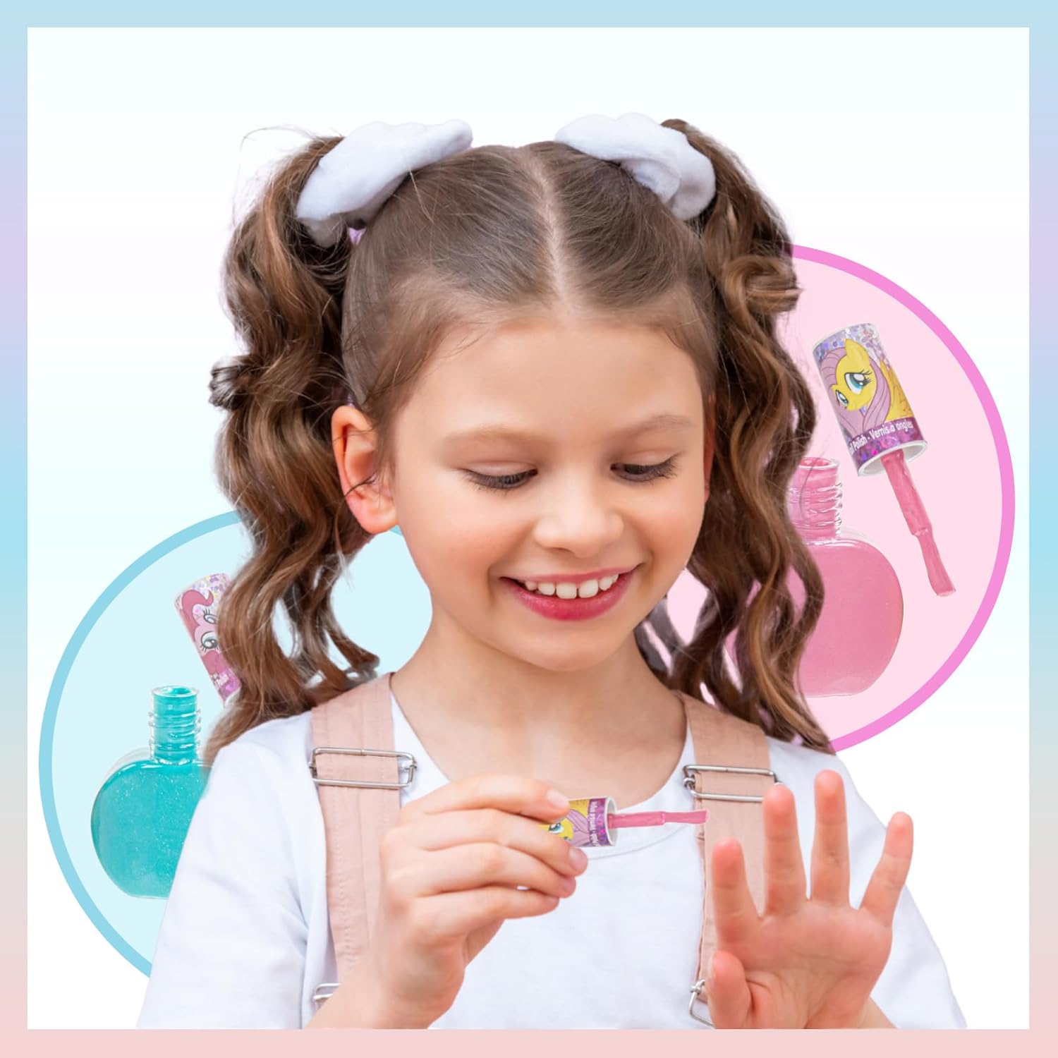 Townley Girl My Little Pony 18-Piece Non-Toxic Peel-Off Nail Polish Set for Kids Ages 3+ - Image 8