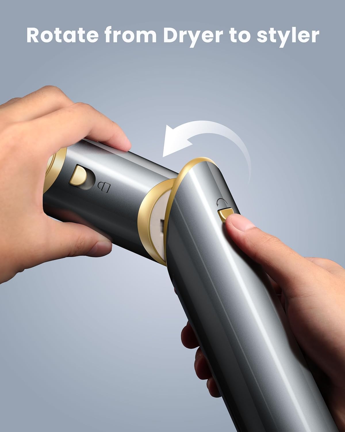 Easywave 5-in-1 Professional Air Wrap Hot Air Brush Styler for Fast Drying and Styling - Image 2