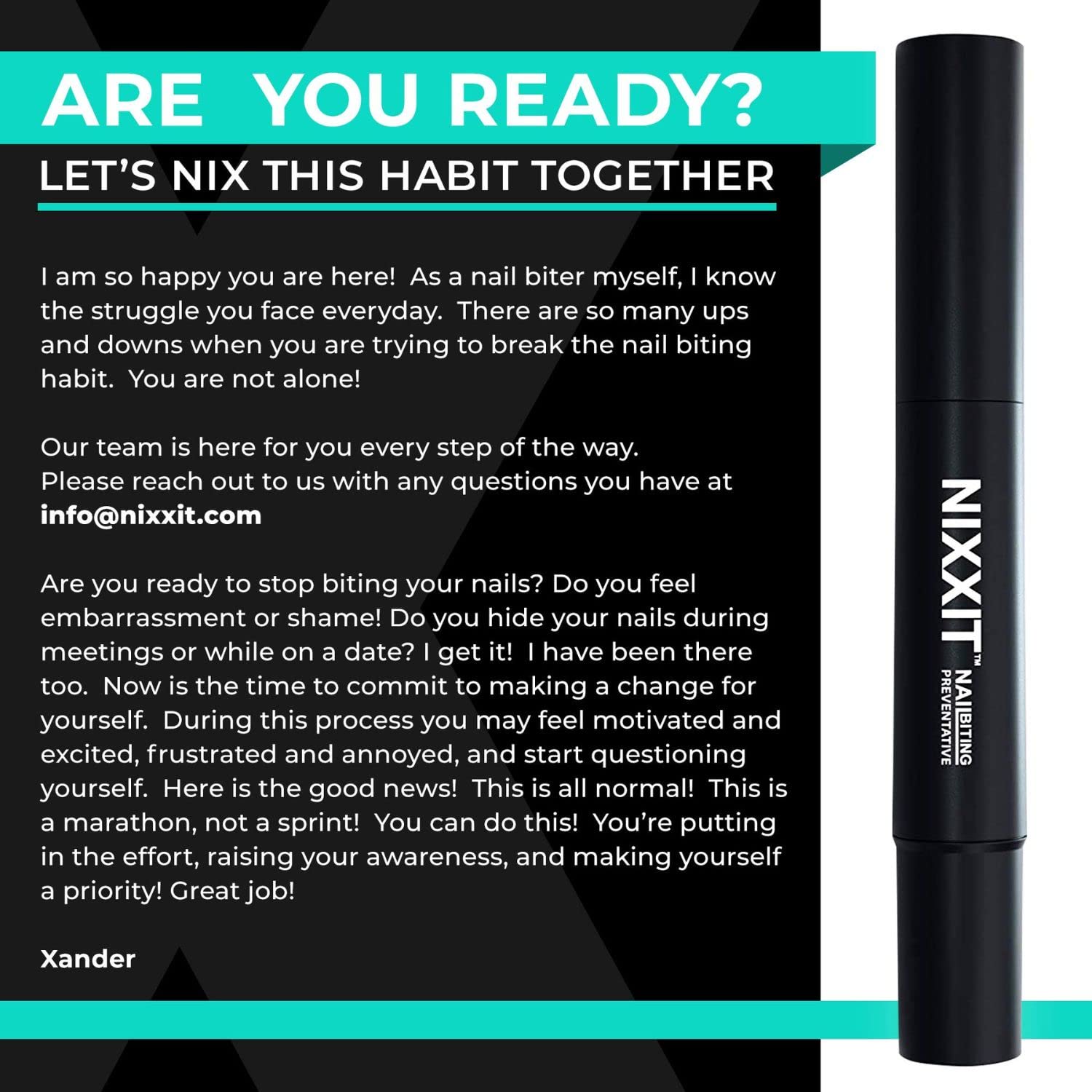 Kids and Adults Nail Biting Treatment Pen Safe Bitter Taste Solution 0.5 oz - Image 6