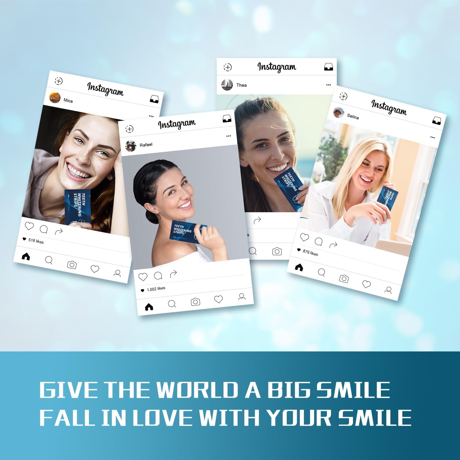 Gentle Teeth Whitening Strips - 14 Strips for 7 Treatments, Coffee & Wine Stain Removal - Image 7