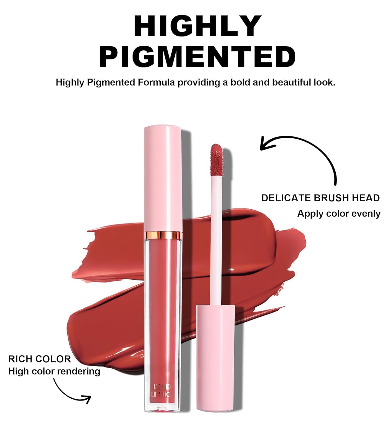 Matte Dark Red Purple Liquid Lipstick Set 6 Colors Waterproof Long Lasting New - Image 3