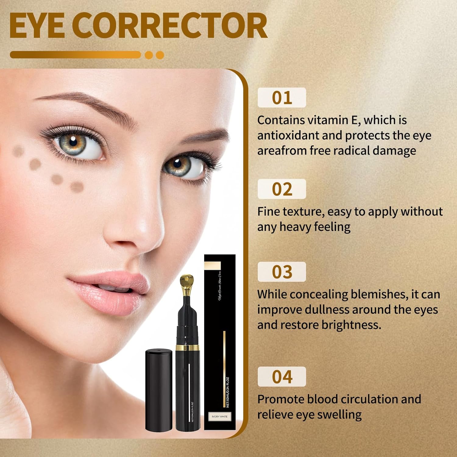 Drtmology Luminous Tinted Eye Cream SPF 41 for Dark Circles, 0.5 oz - Image 4