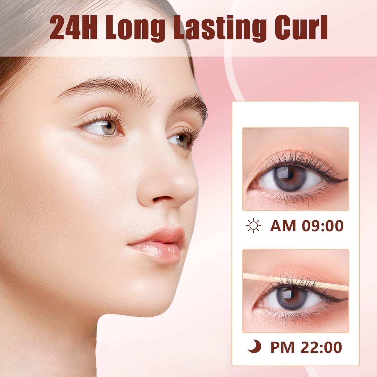 USB Rechargeable Heated Electric Eyelash Curler with LED Display and 3 Temperature Modes - Image 2