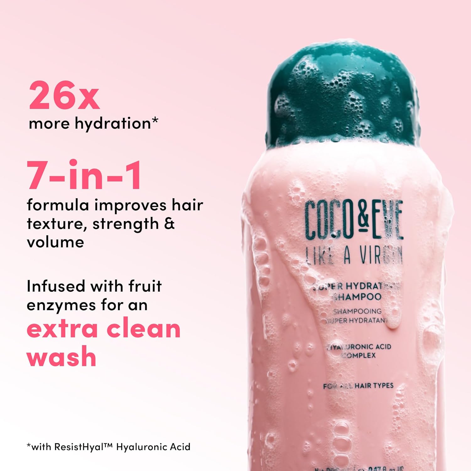 Coco & Eve Like A Virgin 12 oz Hydrating Shampoo for Dry Damaged Color Treated Hair - Image 4