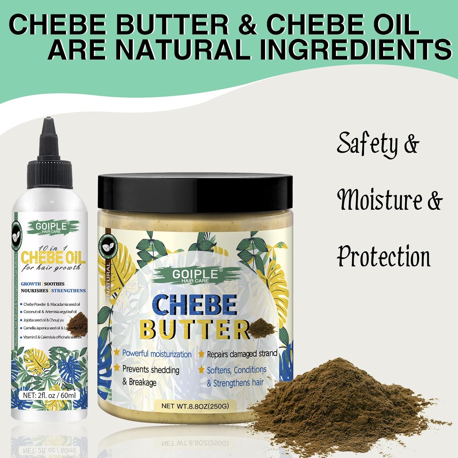 4 oz Chebe Hair Growth Oil and Butter for Deep Moisturization All Hair Types - Image 3