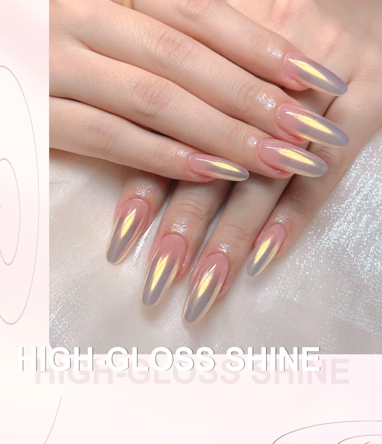 Pearl Chrome Nail Powder BISHENGYF 10g for DIY Nail Art with Super Mirror Effect - Image 5