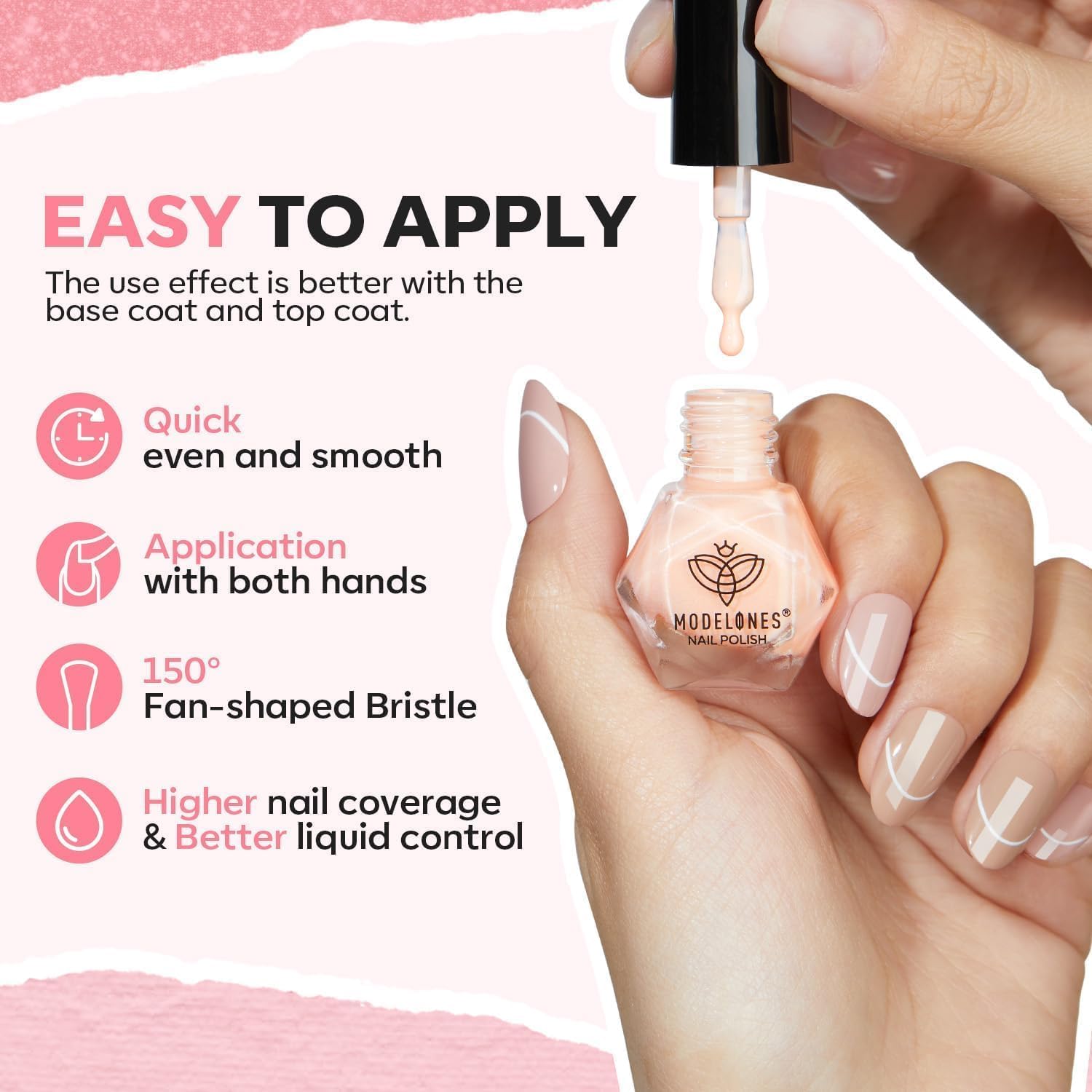 Modelones Spring Summer 12 Mini Nail Polish Colors Quick Dry Long Lasting Set - Image 7