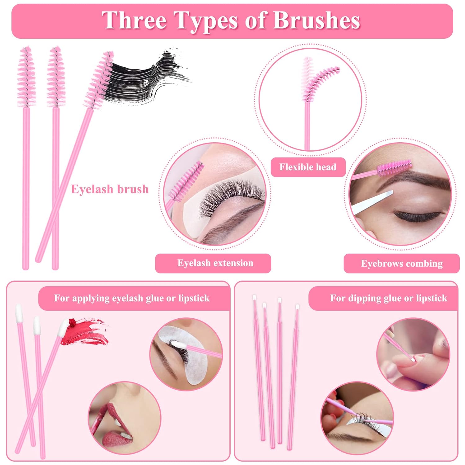 Beginner Lash Extension Kit with Mannequin Head, Individual Lashes, Glue, and Tweezers - 20 Piece Set - Image 7