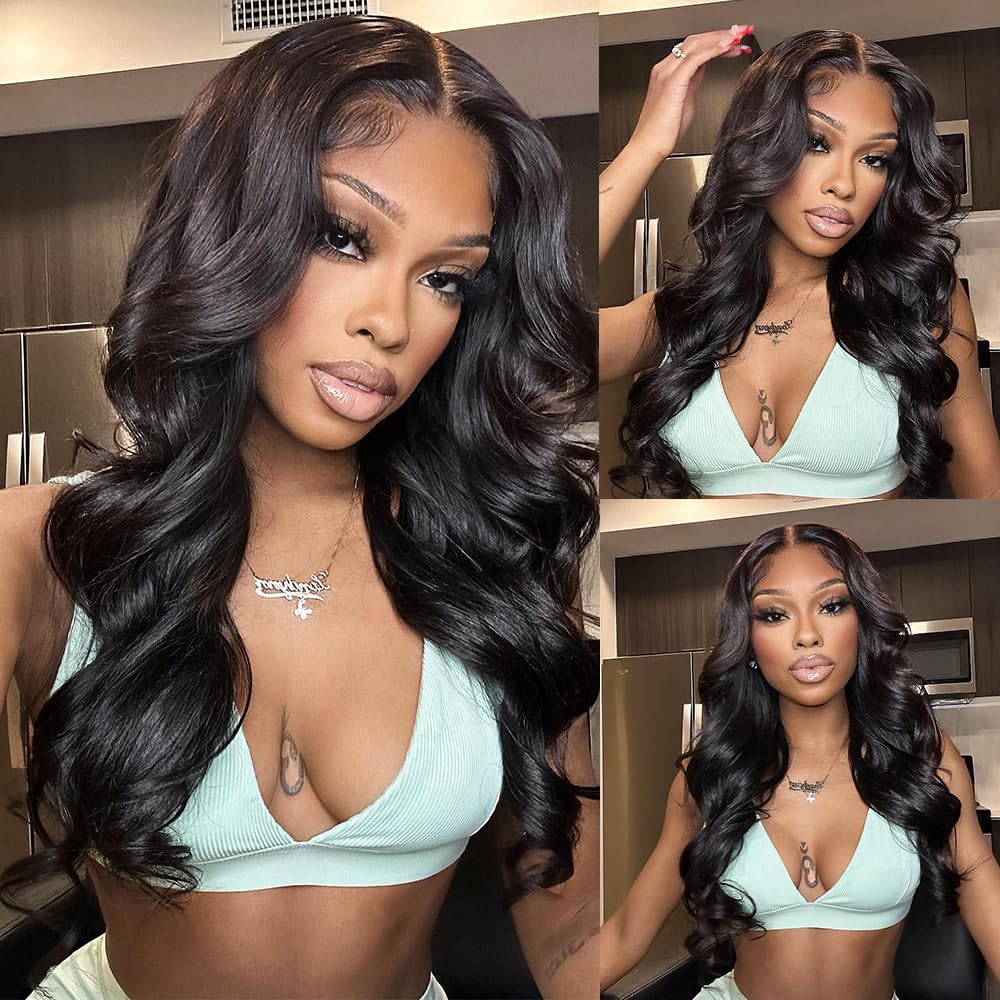 30 Inch 180 Density Body Wave Human Hair HD Lace Front Wig with Baby Hair - Image 6