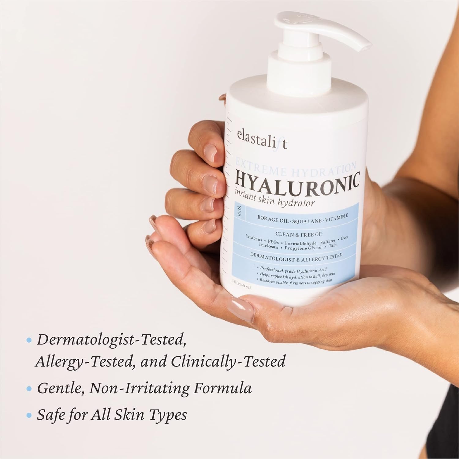 Elastalift Hyaluronic Acid Anti-Aging Body Lotion 15 Fl Oz for Mature Skin - Image 5