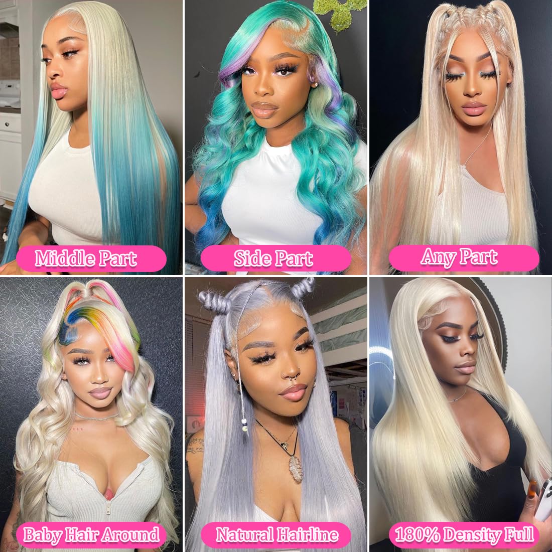 Blonde 20 Inch 180% Density 13x6 HD Transparent Lace Front Human Hair Wig - Image 7