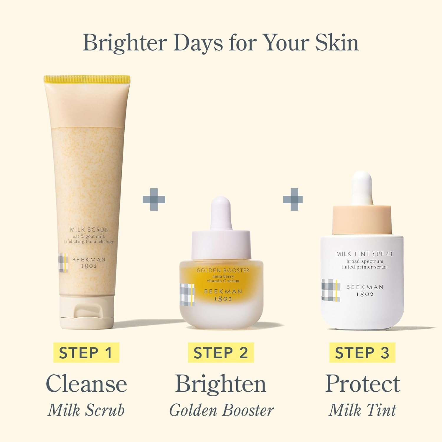 Beekman 1802 Milk Tint Face Primer SPF 43 Light 1 oz Oxybenzone Free Tinted Moisturizer - Image 8