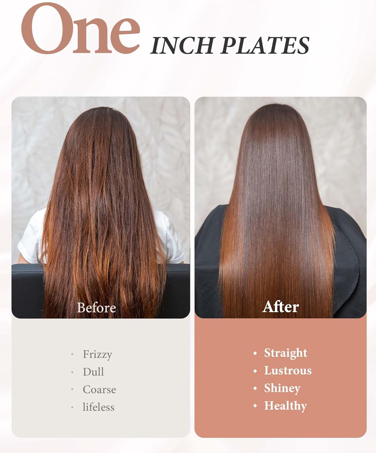 ANWA 1 Inch Titanium Flat Iron Hair Straightener Curler 3D Floating Plates - Image 7