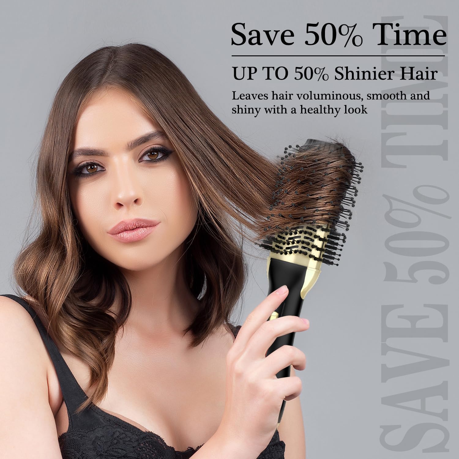 One-Step Volumizer Styler Hot Air Brush for All Hair Types - Image 4