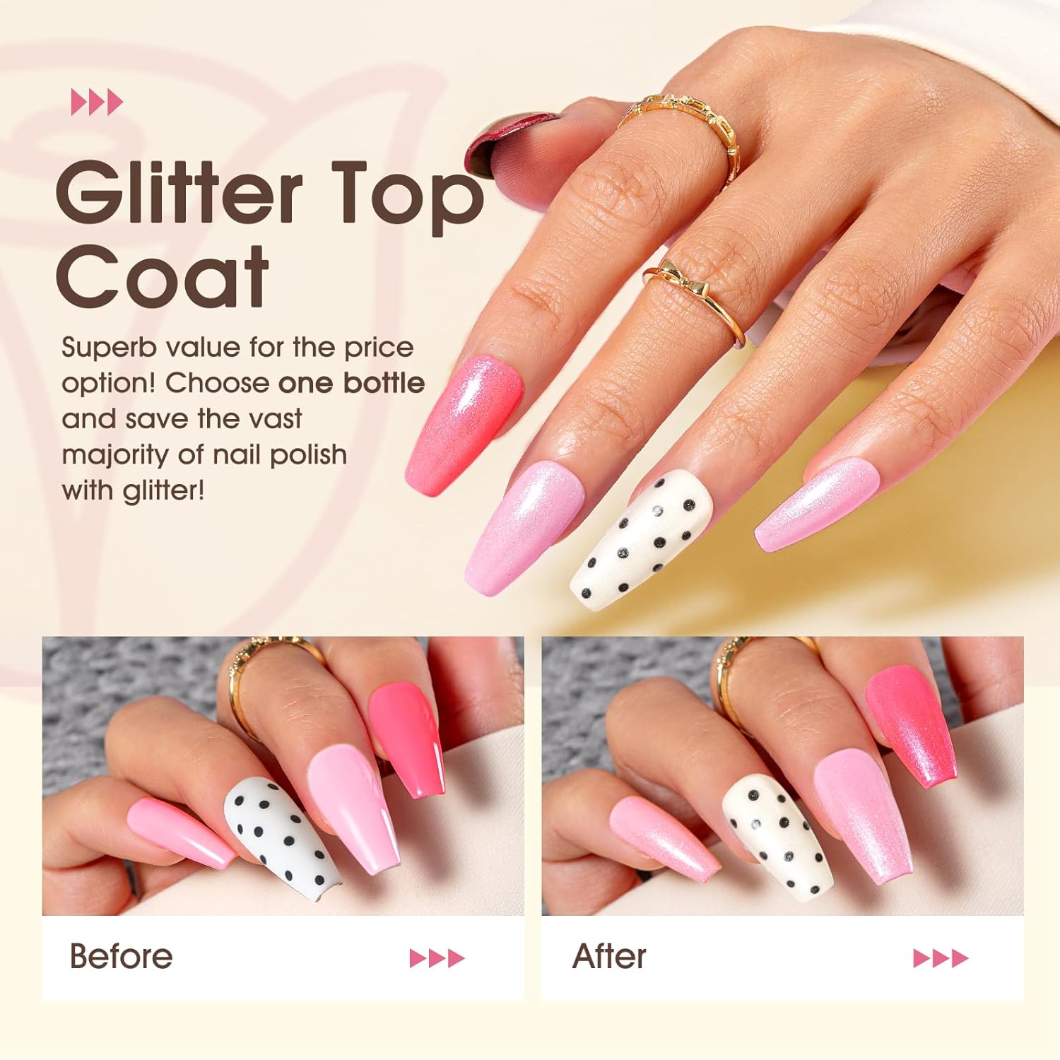 ROSALIND 36 Piece Gel Nail Polish Set 32 Colors Base Top Coat Gift for Women - Image 5
