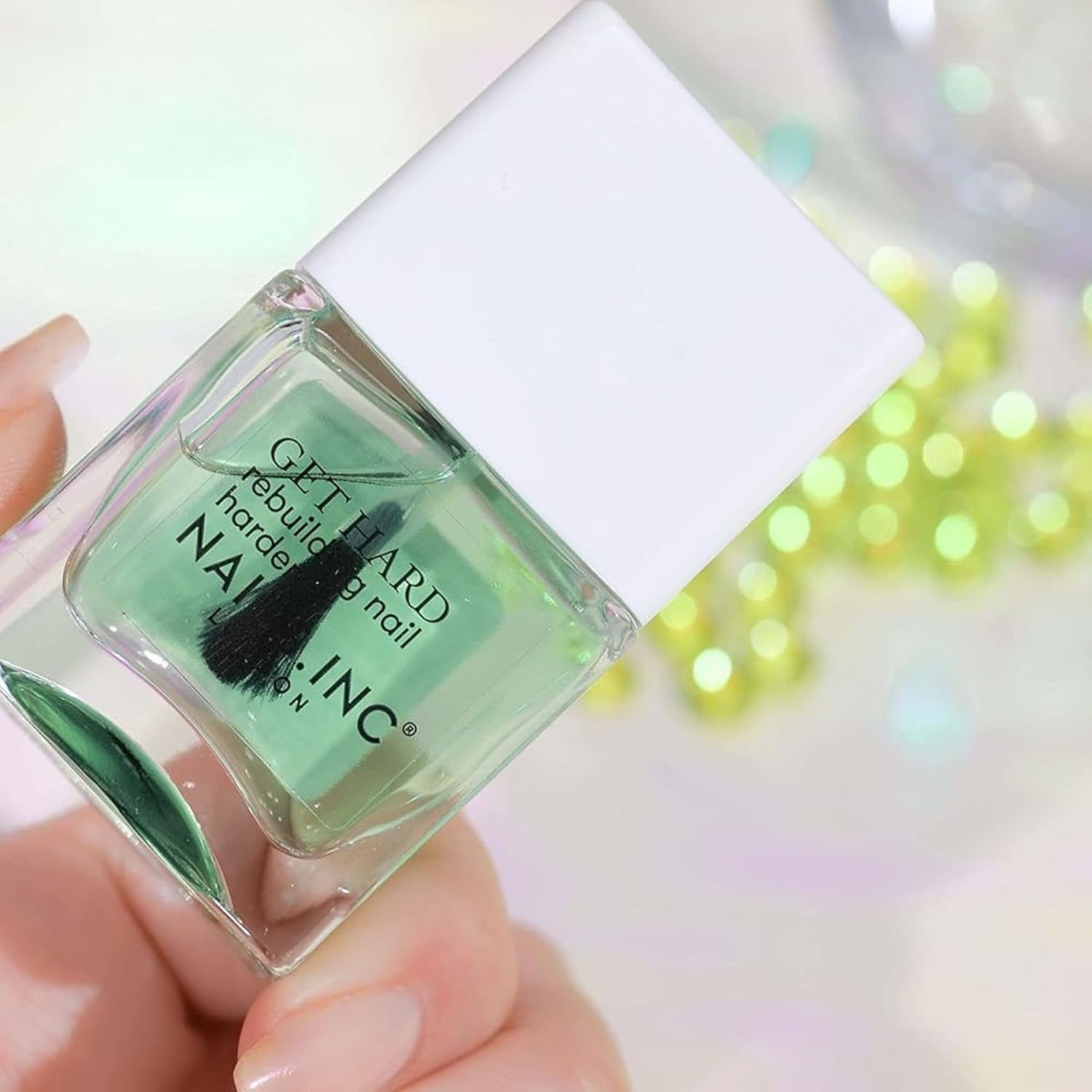 Nails Inc Get Hard Strengthening Base Coat with Retinol for Strong Nails 0.47 Fl Oz - Image 4