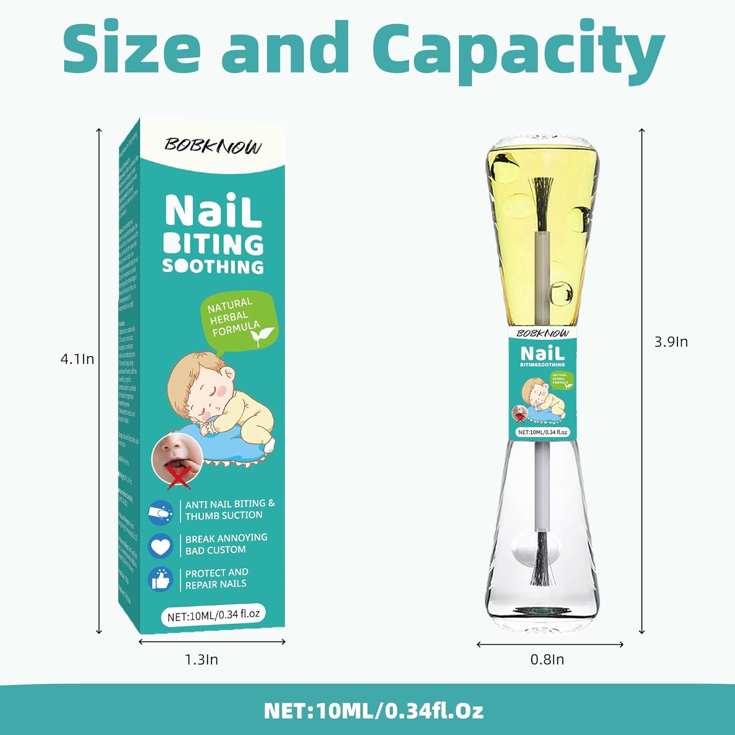 10 ml Nail Biting Treatment for Kids with Bitter Melon Extract to Prevent Biting and Repair Nails - Image 7