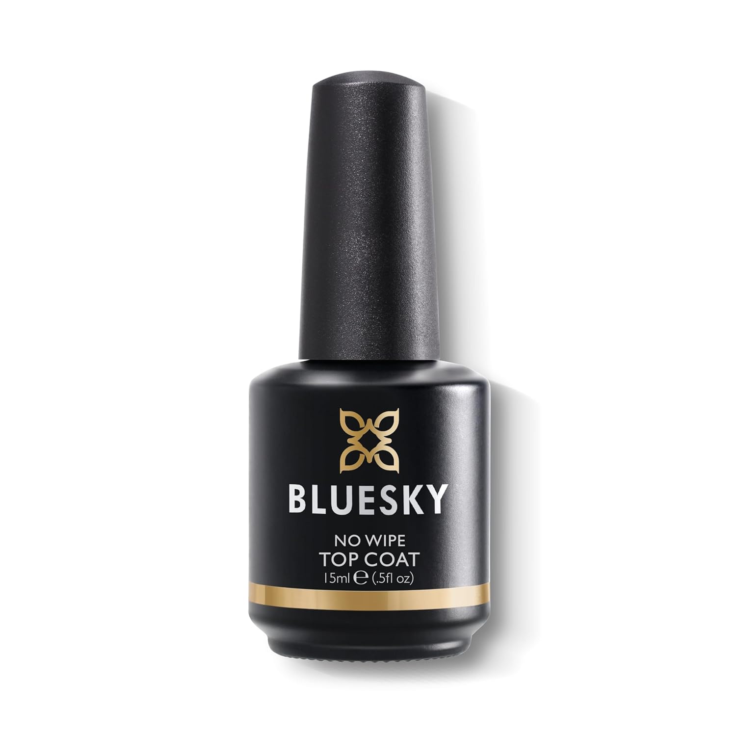 BLUESKY 15ML No Wipe Gel Top Coat for Professional Glossy Shine Finish - Image 2