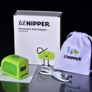 Lil Nipper Electric Nail Clipper with Catcher - Safe Kids Nail Clipper, Baby Nail Care