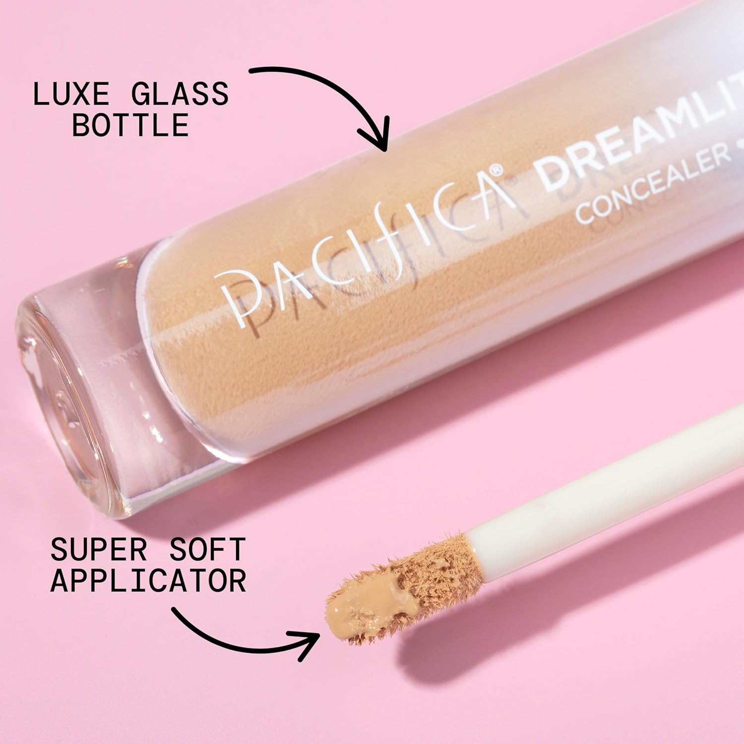 Pacifica DreamLit Glow Squalane Full Coverage Concealer for Dark Circles 0.3 oz Vegan - Image 8