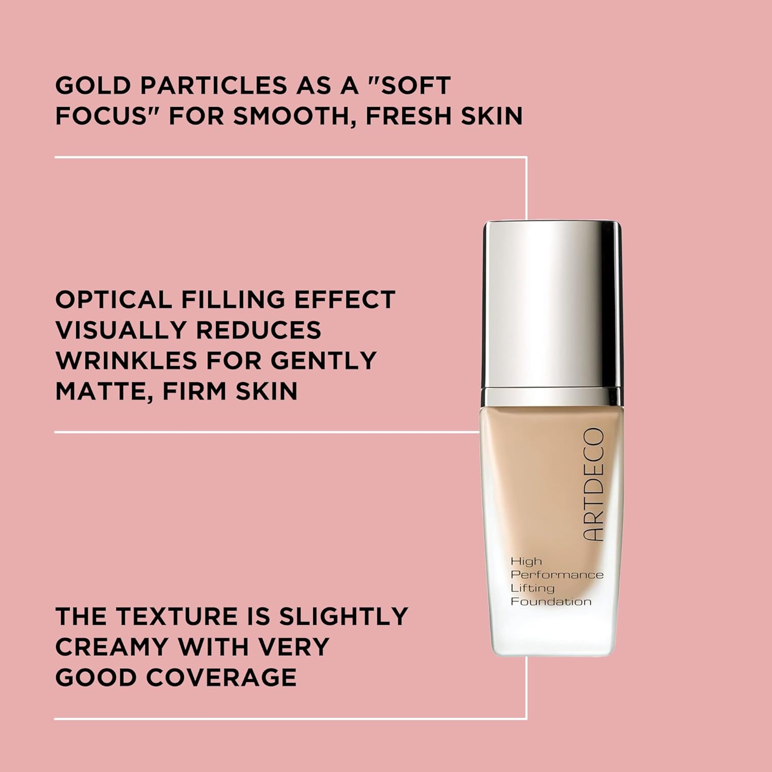 ARTDECO Reflecting Shell N°12 High Performance Lifting Foundation 1.05 Fl Oz Vegan Reduces Wrinkles Soft Matte - Image 2