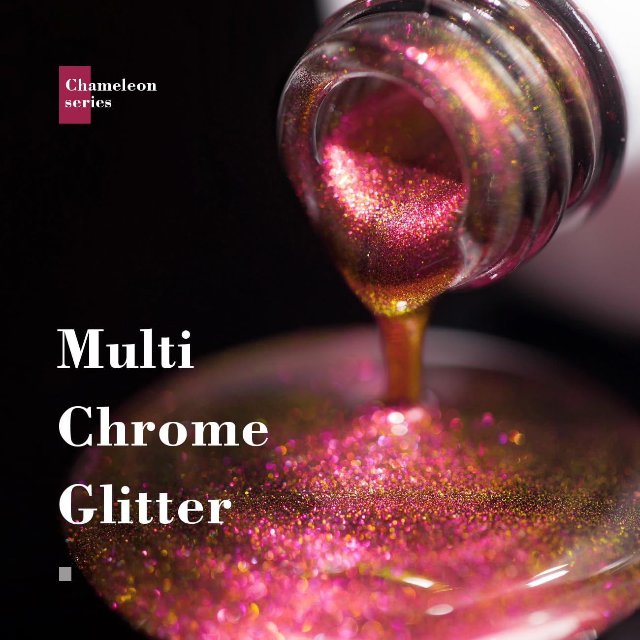 15ml Chameleon Glitter Gel Nail Polish Purple Red Green Color Shift Varnish - Image 5