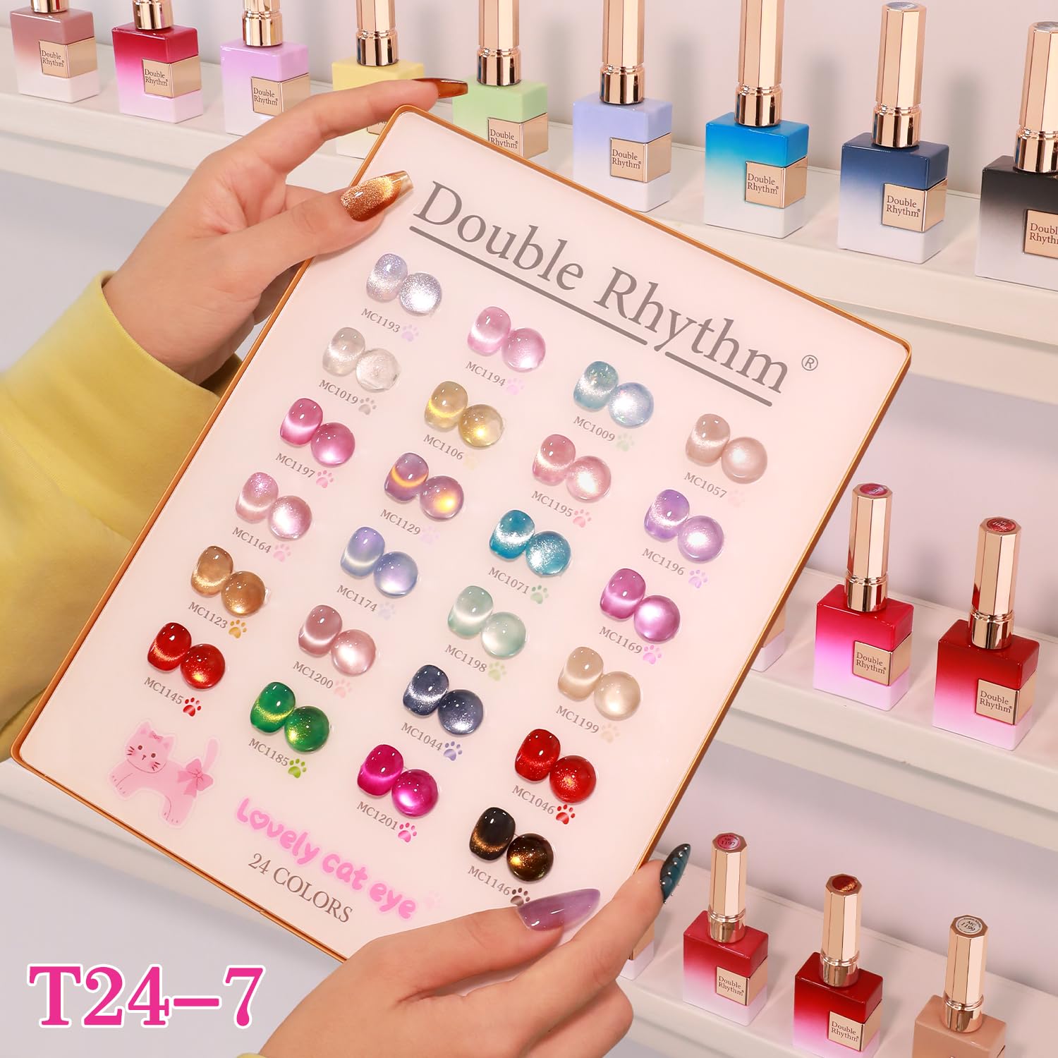 Double Rhythm 28 Piece 0.5oz Soak Off Gel Nail Polish Set for Home DIY Nail Art - Image 7