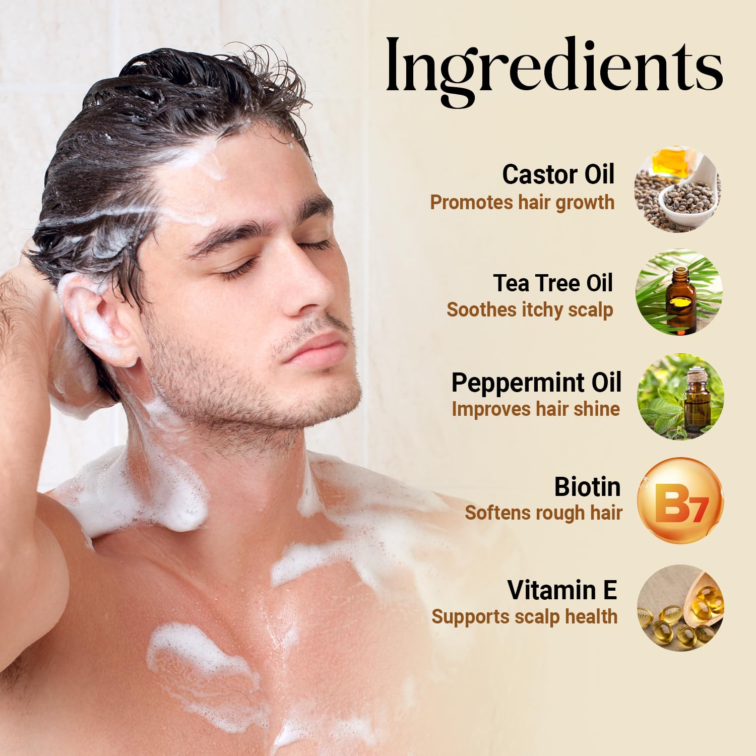16 fl oz Batana Oil Shampoo and Conditioner Set with Biotin and Tea Tree Oil for Hair Growth - Image 4