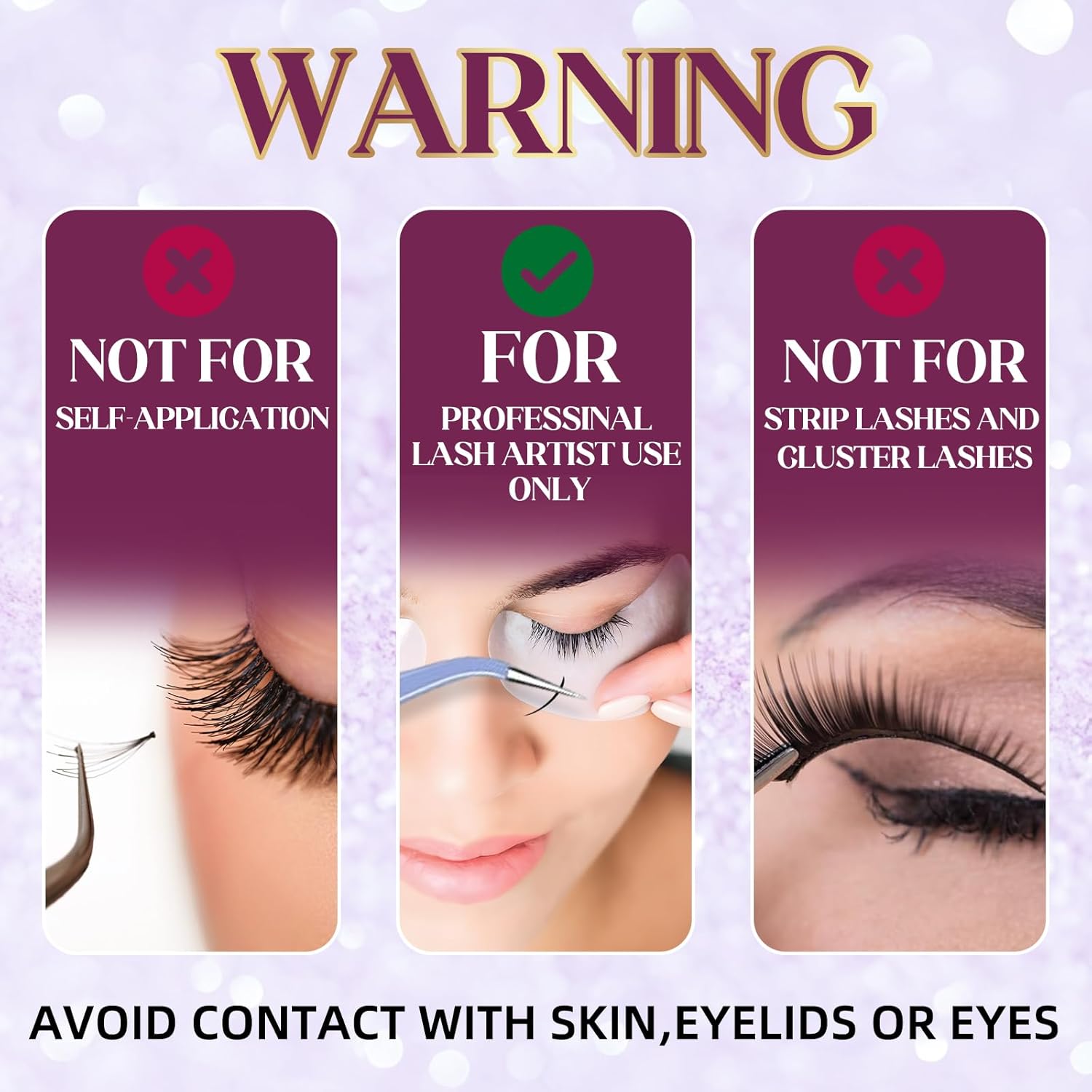 10ml Fume-Free Individual Eyelash Extension Glue 2-4 Second Fast Dry - Image 6