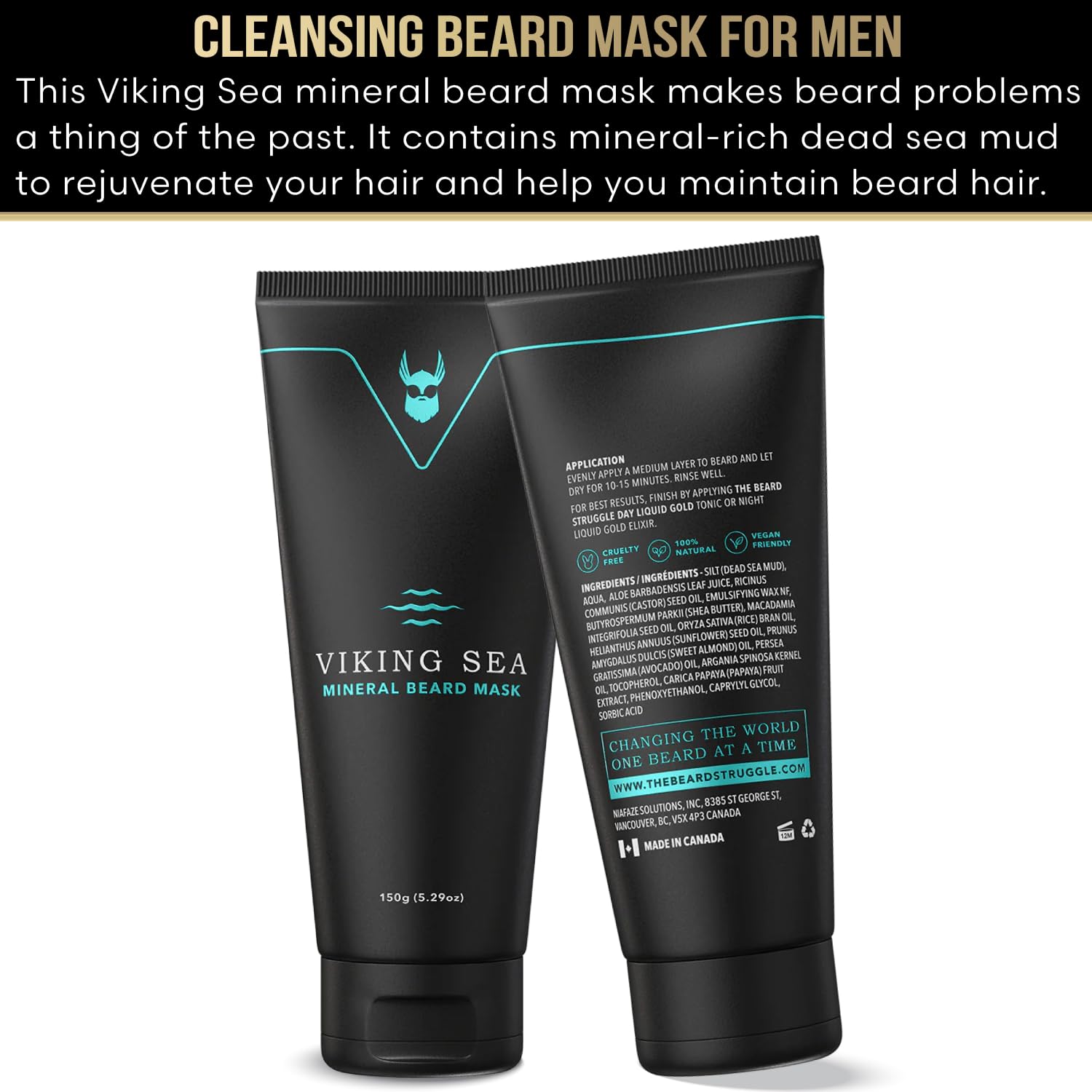 Viking Sea Mineral Beard Conditioner for Men - 5.29 oz - Nourishes and Promotes Beard Health - Image 2