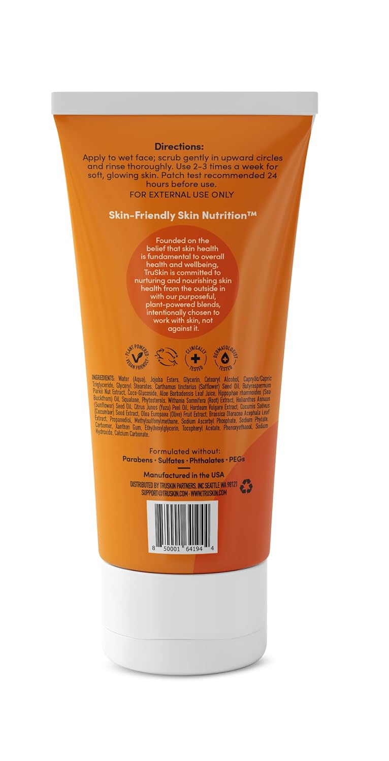 TruSkin Vitamin C Gentle Daily Face Scrub 4 Oz for All Skin Types - Image 7