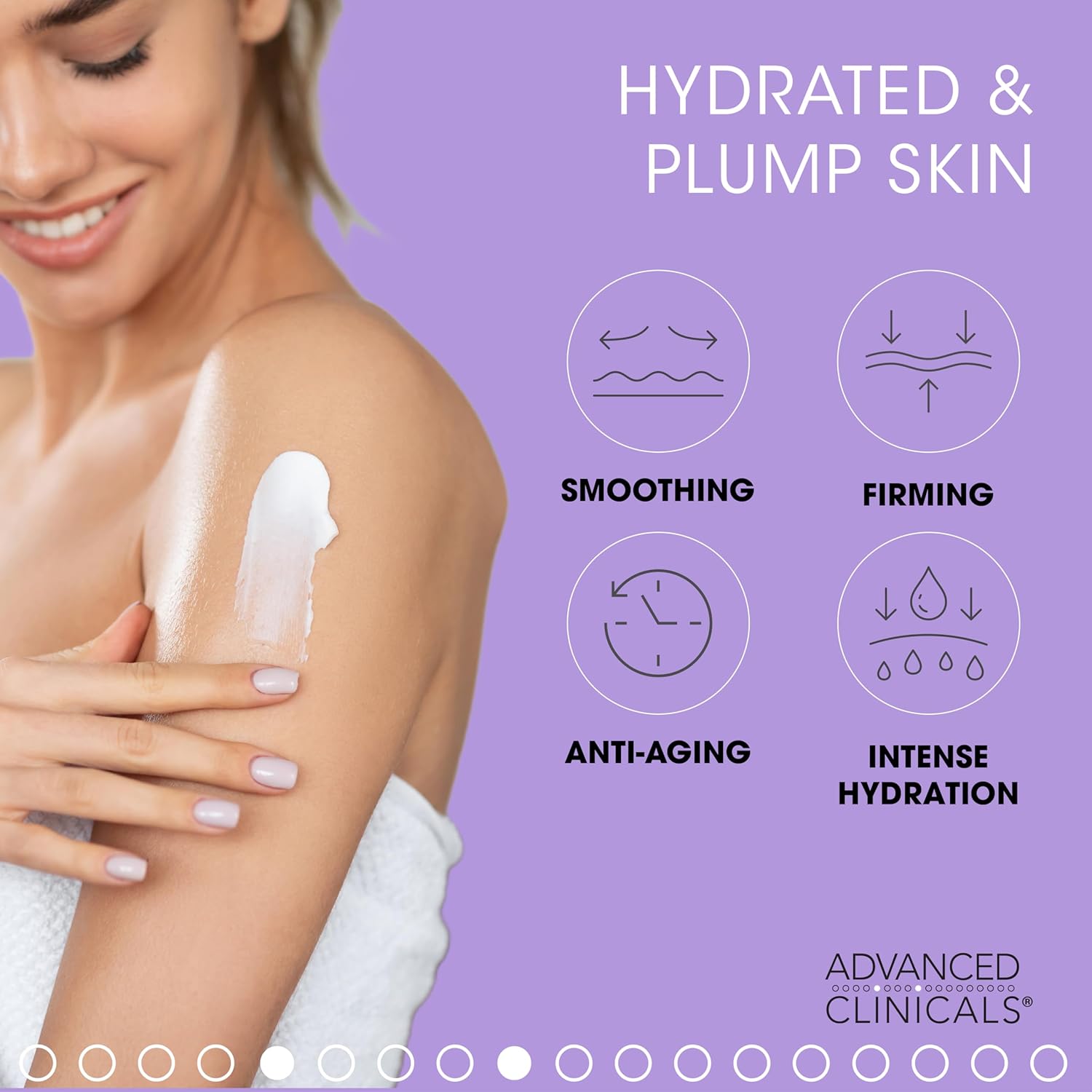 Advanced Clinicals Hyaluronic Acid Hydrating Cream & Retinol Firming Cream Set, 2oz Each - Image 9