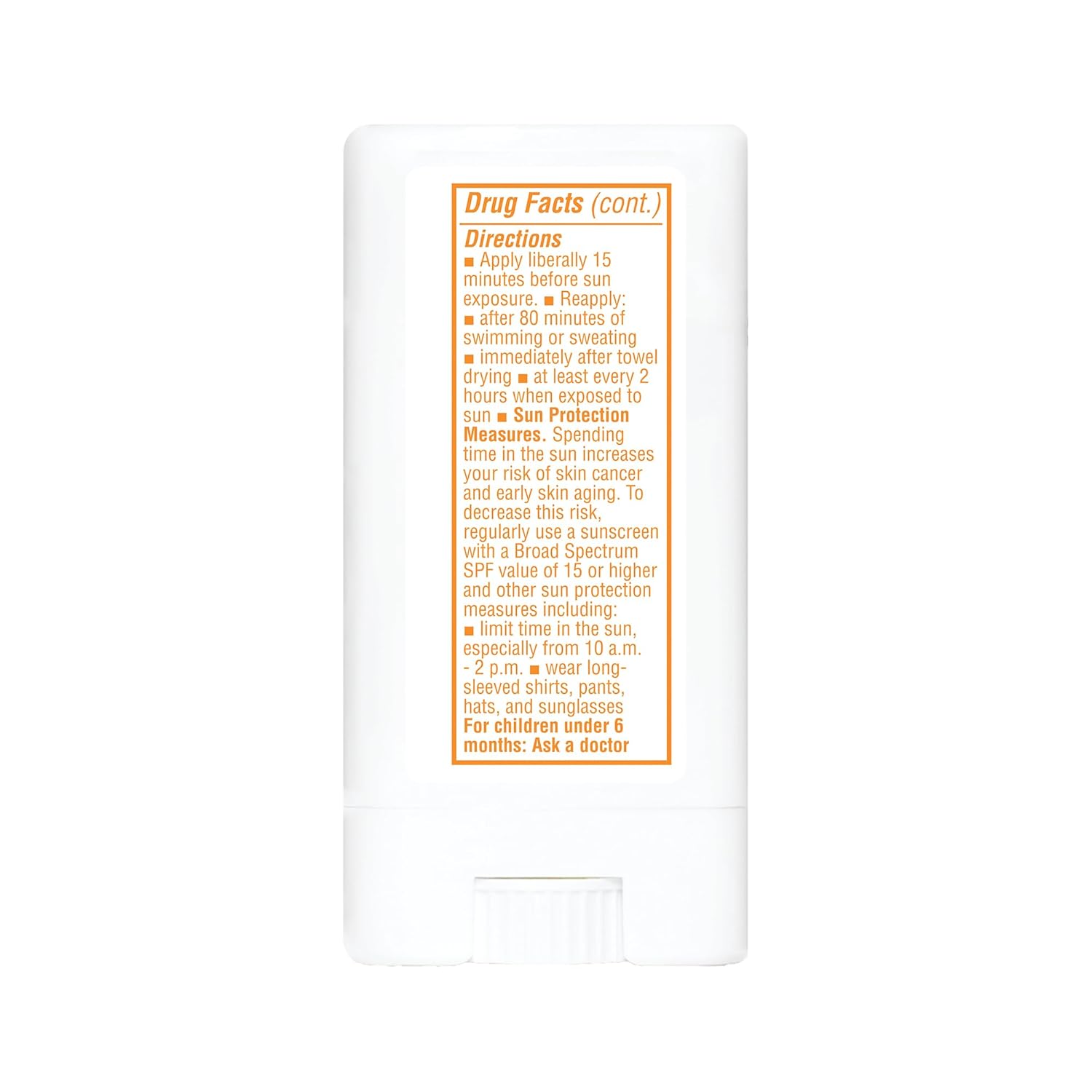 Thinkbaby SPF 30 Natural Sunscreen Stick 0.64 oz Water Resistant for All Ages - Image 5
