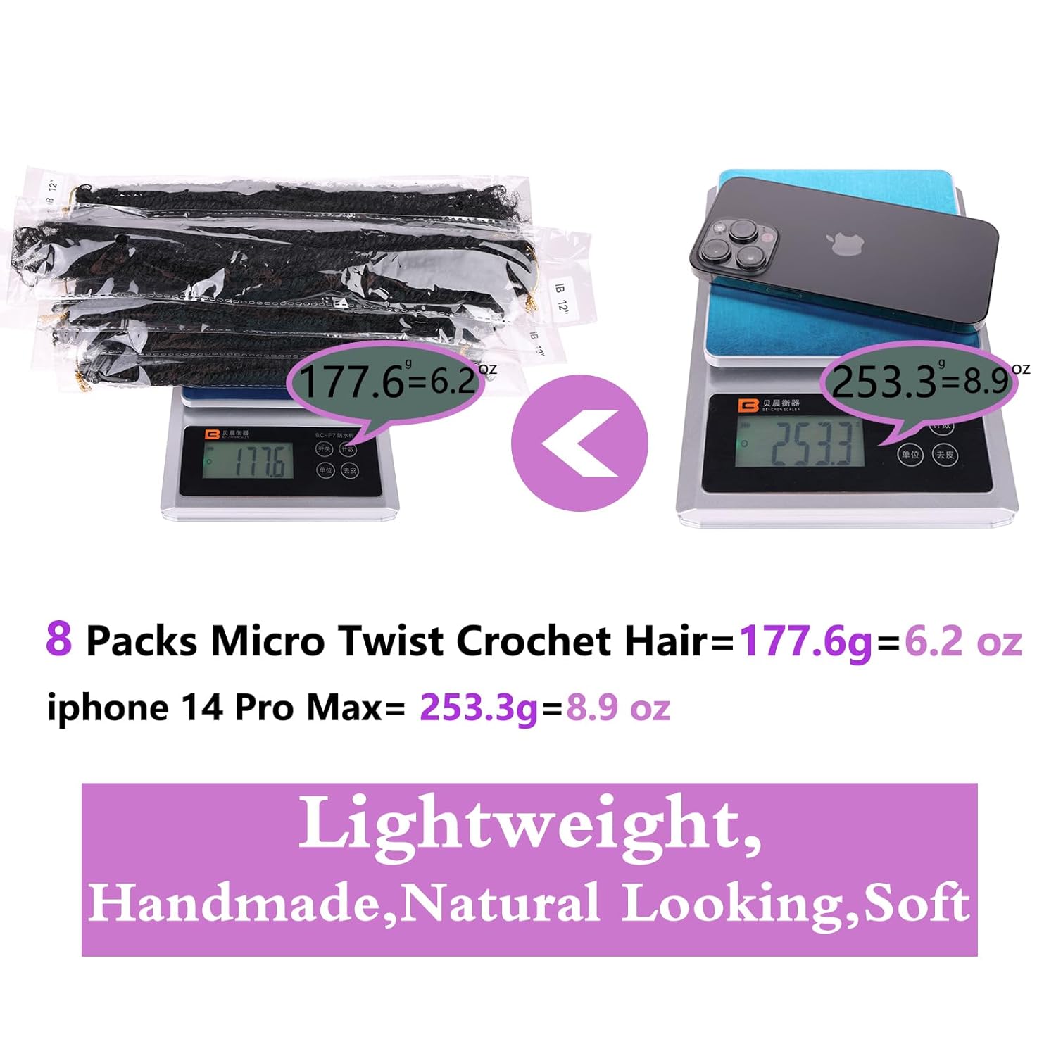 ZRQ 12 Inch Micro Twist Crochet Hair Extensions 9 pcs Pre-looped Mini Passion Twist - Image 2