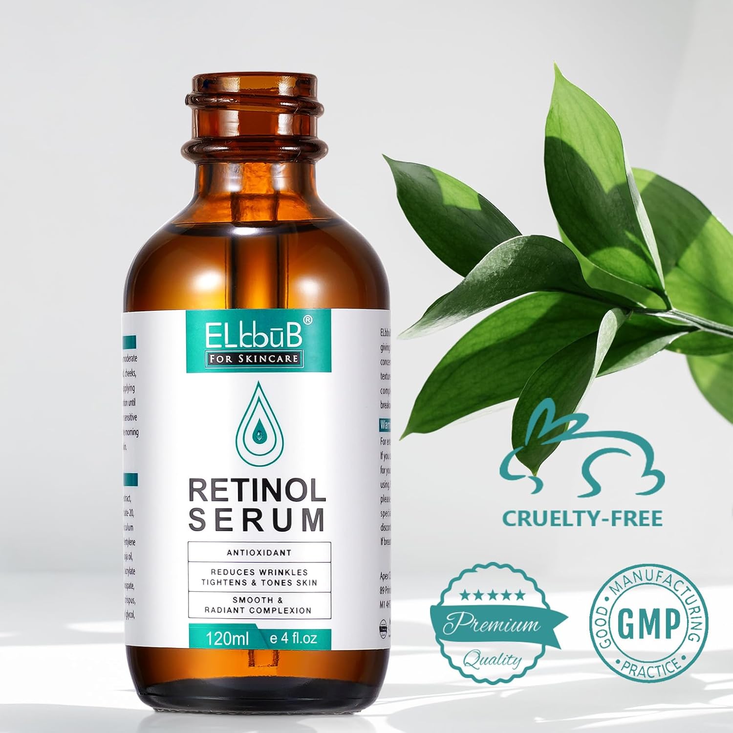 Retinol Anti-Aging Serum with Hyaluronic Acid, Vitamin E, Aloe - 1 oz - Image 4