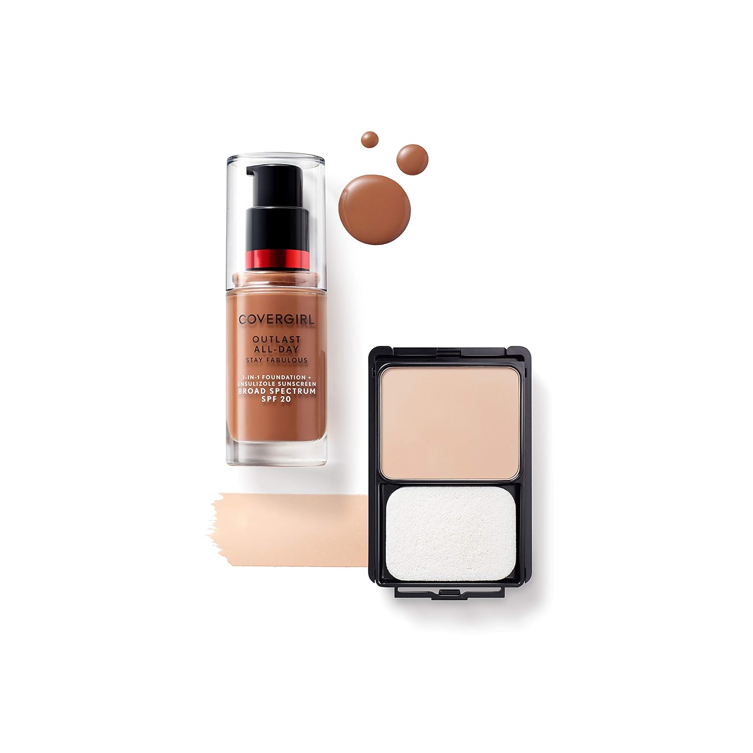COVERGIRL Outlast 3-in-1 Liquid Foundation Creamy Natural SPF 20 Matte Finish 1 oz - Image 3