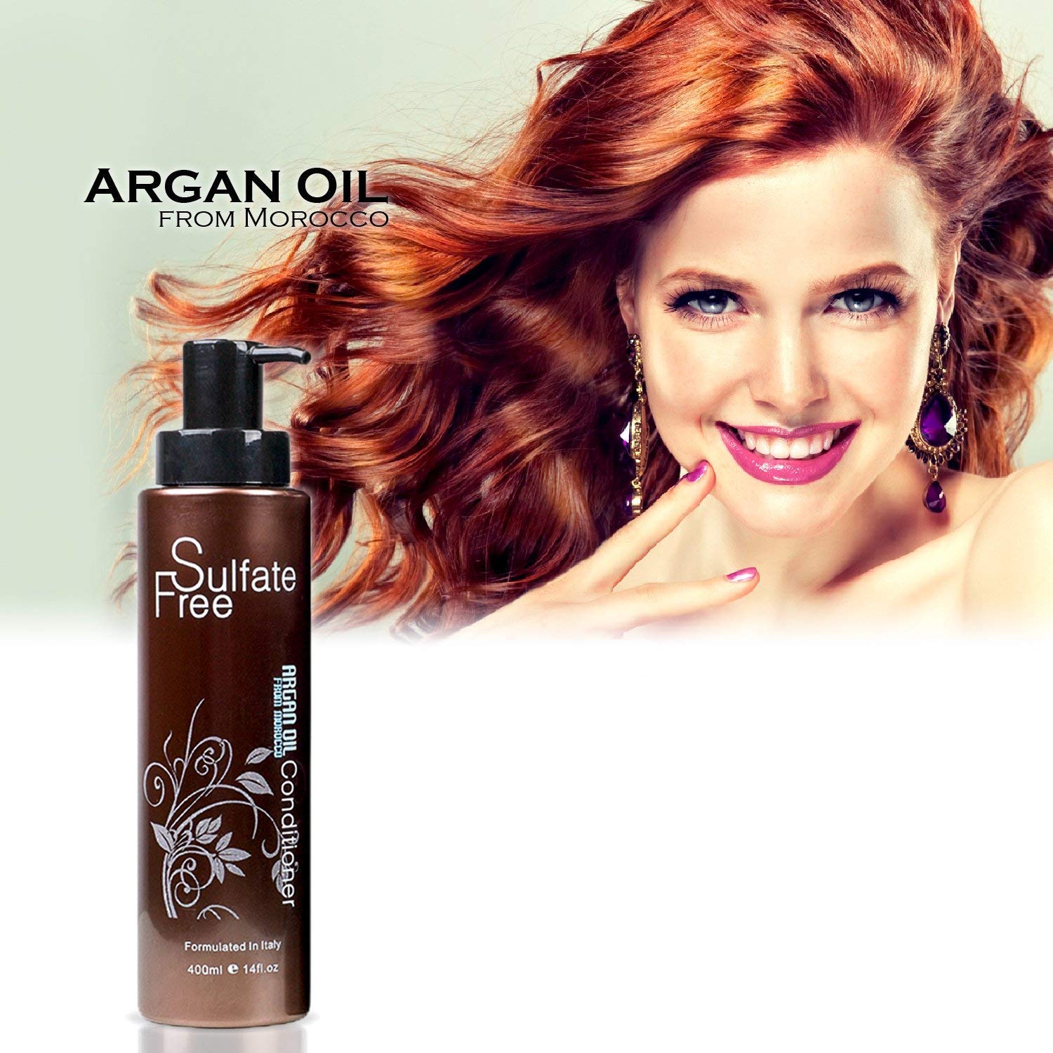 Moroccan Argan Oil Shampoo and Conditioner Set 24 Fl Oz All Hair Types Sulfate Free - Image 6