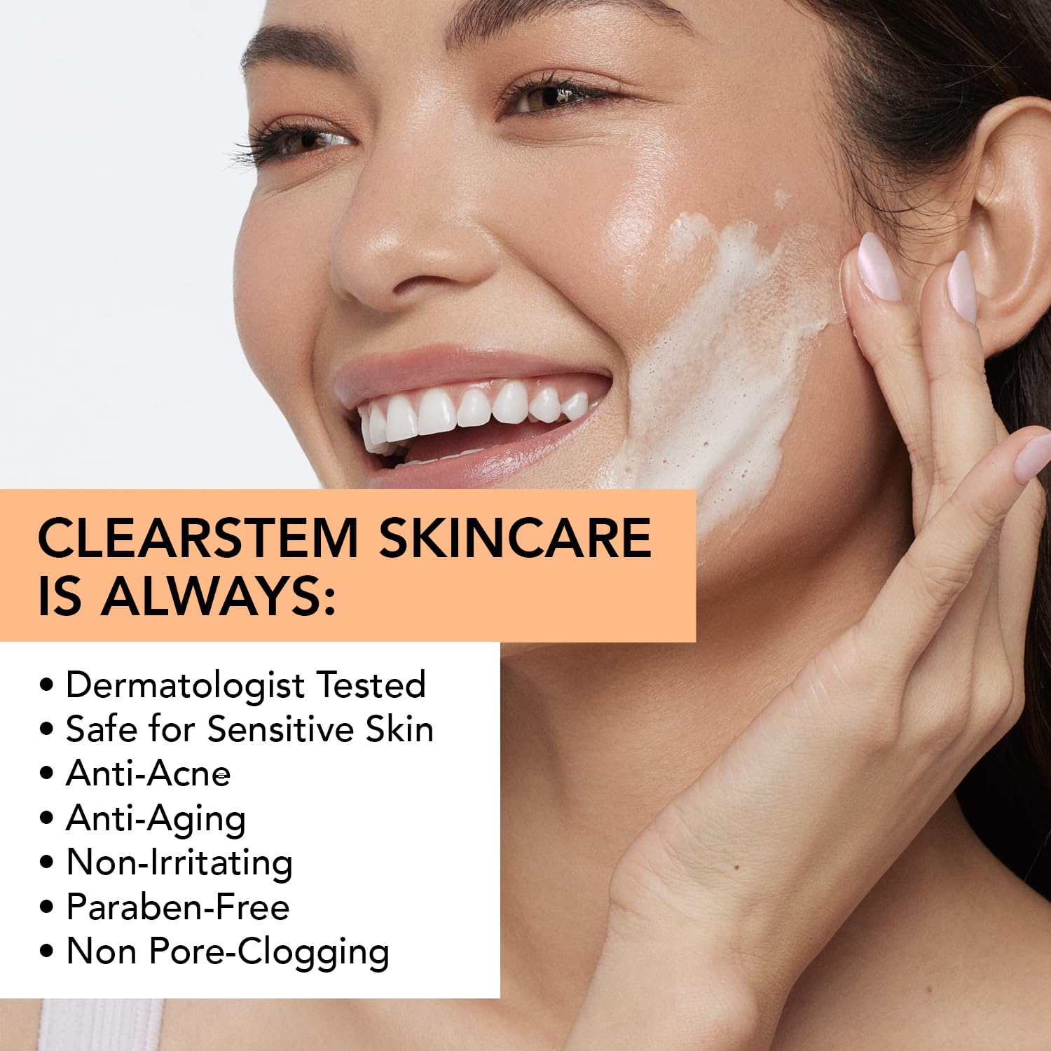 GentleClean Vitamin C Calming Cleanser and Makeup Remover 6 fl oz Vegan Cruelty Free - Image 3
