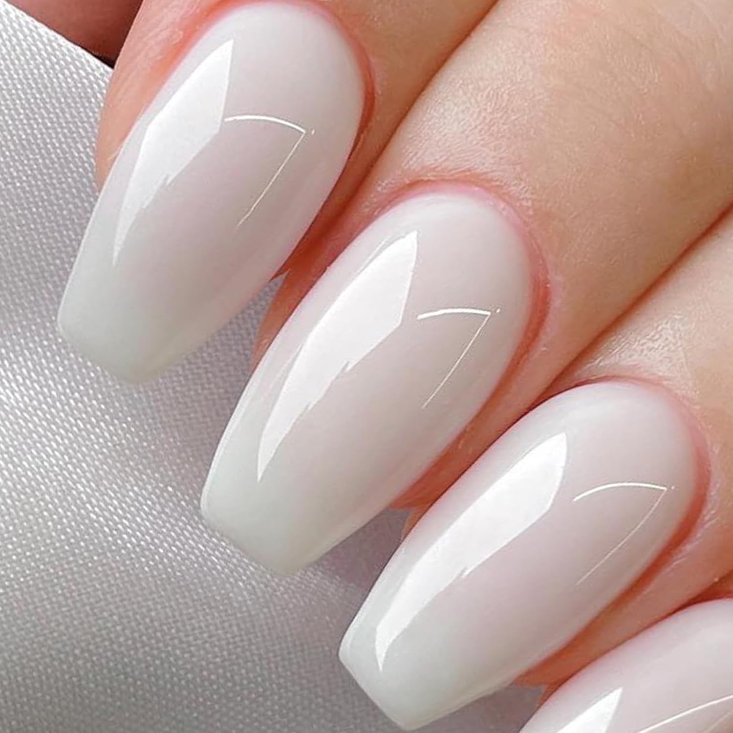 Born Pretty Milky White Sheer Gel Nail Polish 15ml Hema-Free Translucent Nail Art - Image 3
