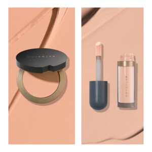 Cover FX Discoloration Kit: Total Coverage Cream Foundation - L2 + Skin Discovered Longwear Concealer, L2 - Full Coverage