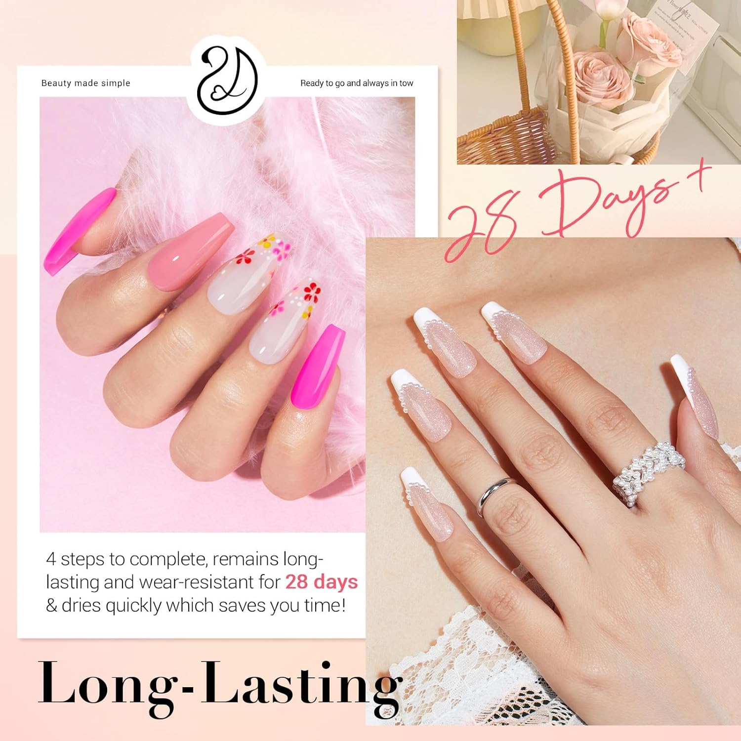 AZUREBEAUTY Dip Powder Nail Kit with Electric Nail Drill 24 Colors and Dip Liquid Set - Image 3
