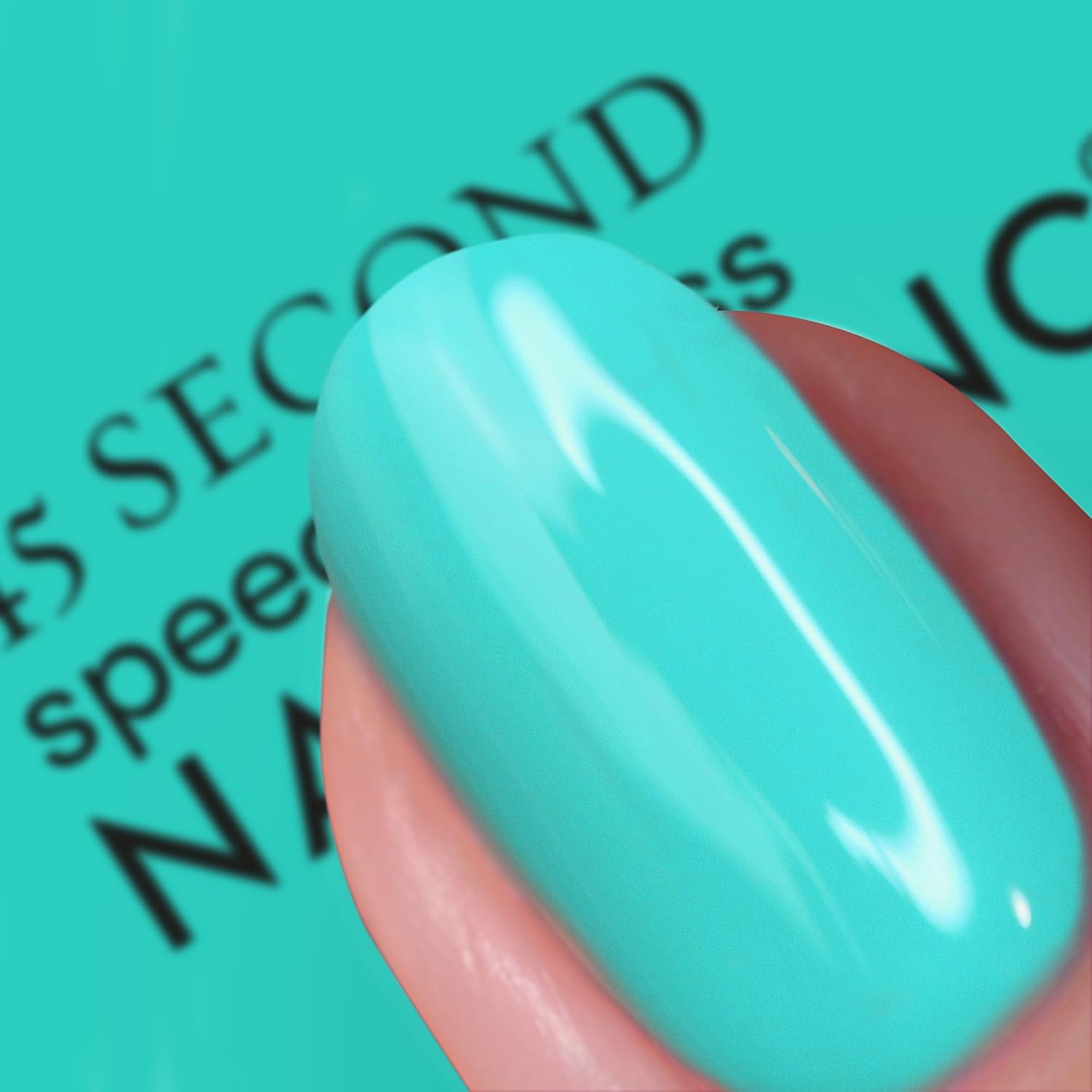 Nails Inc 45 Second Speedy Gloss Mila Teal Vegan Nail Polish 0.47 Fl Oz - Image 4